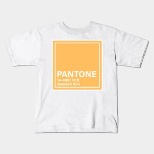 PANTONE 14-0851 TCX Samoan Sun, yellow Kids T-Shirt